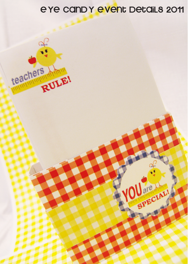 Eye Candy Creative Studio {50 OFF} Teacher Appreciation Stationery