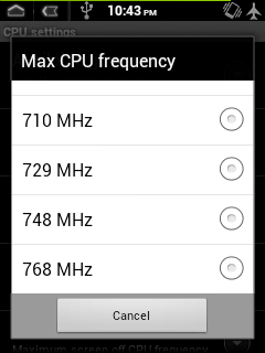 Overclocking Kernels For Latest Cyanogen Mod 7.2.0 RC5 Rom.