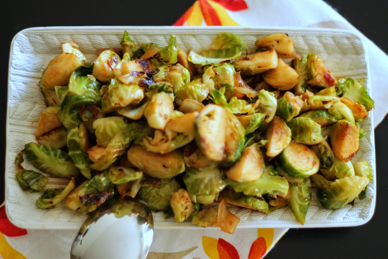 Brunch N' Cupcakes {Sweet and Spicy Brussell Sprouts}