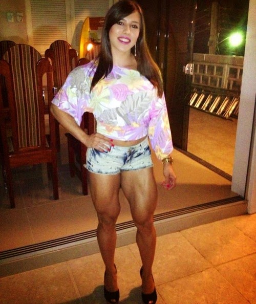 Her Calves Muscle Legs Female Big Muscular Quads