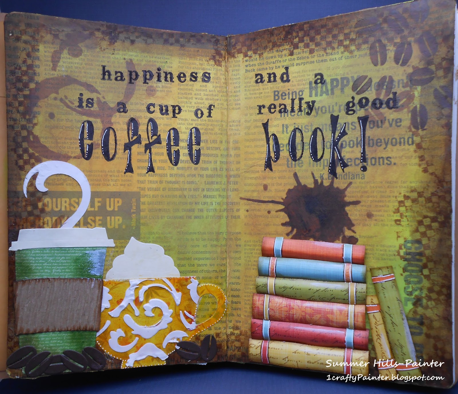 1craftyPainter Coffee Art Journal