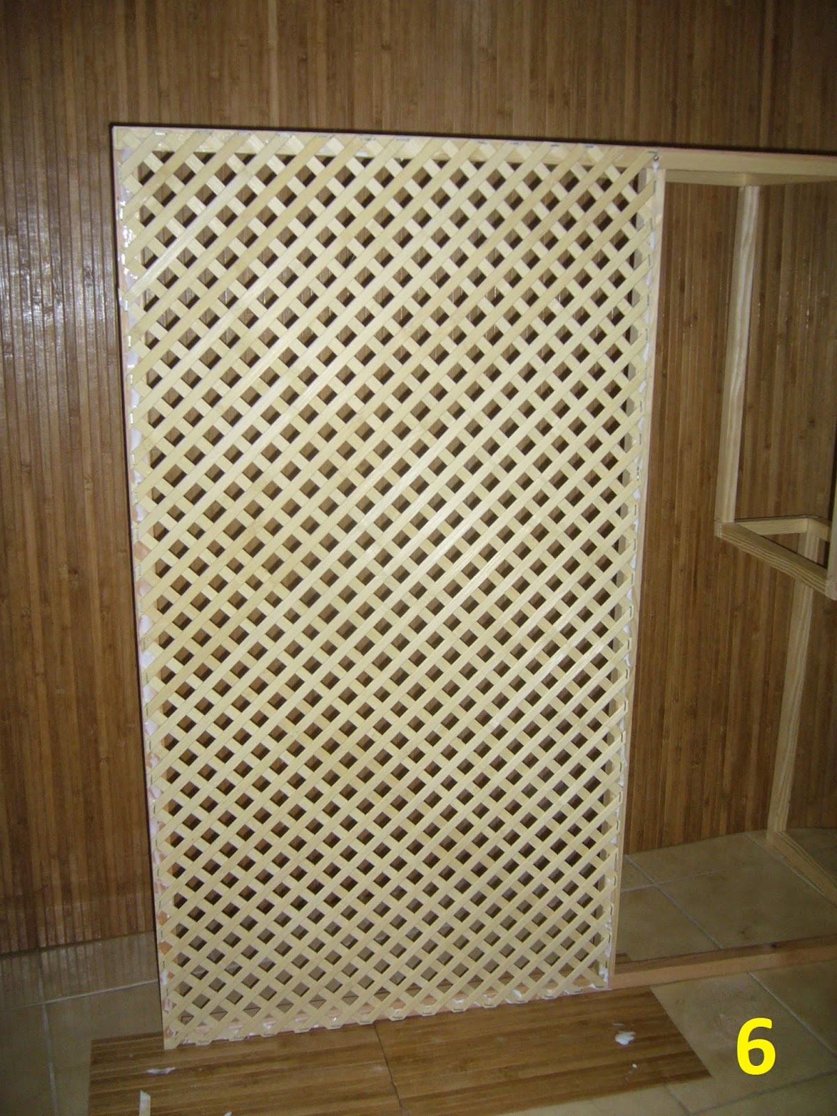 Holzgitter Ziergitter Nonnengitter als Türeinsatzmaterial ...