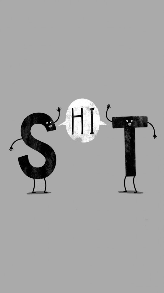 Funny Letters Say Hi  Android Best Wallpaper