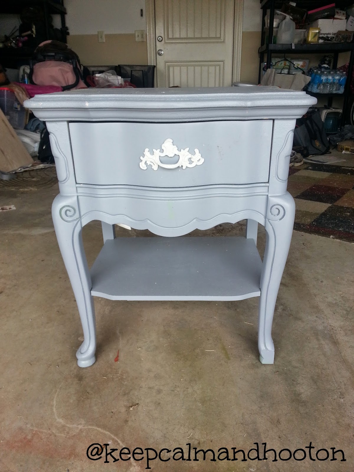 Keep Calm and Hoot On Monday Made It Nightstand Redo