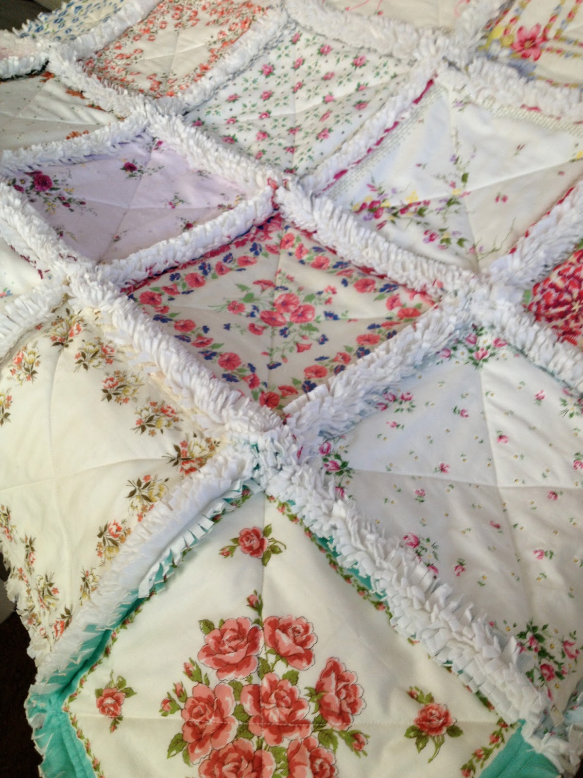 ZeedleBeez How to make a Handkerchief Rag Quilt