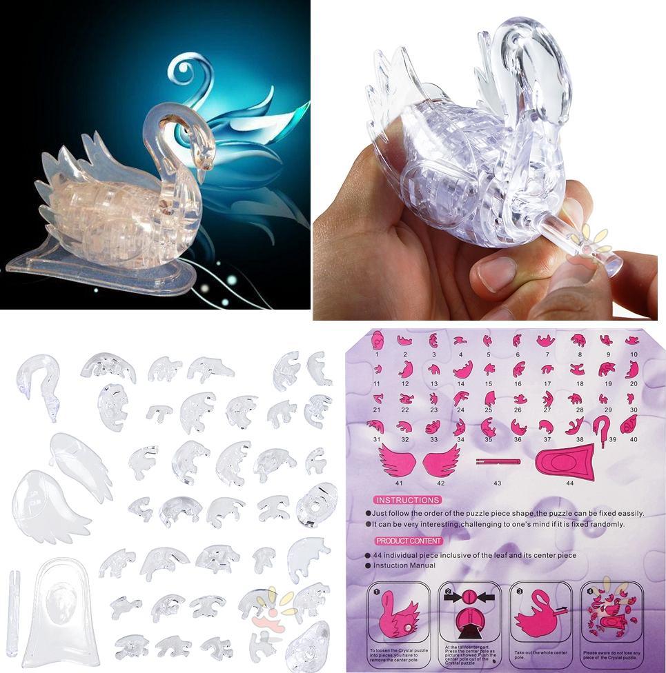 New Generation Toys 3d Crystal Puzzle Swan 1 Unit
