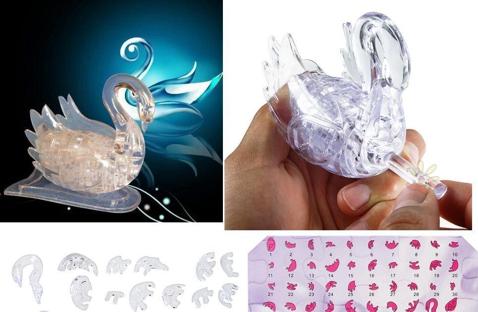 New Generation Toys 3D Crystal PuzzleSwan (1 unit)