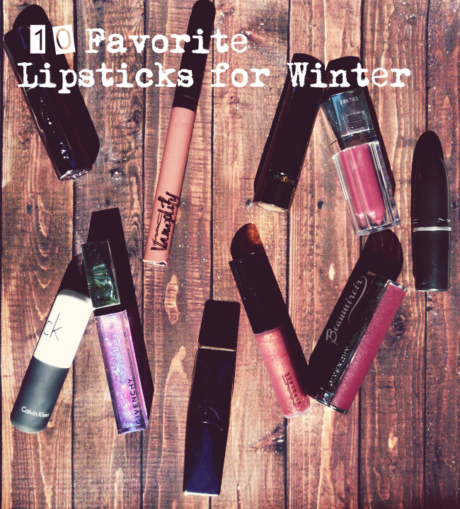 Winter beauty: my 10 favorite lipsticks