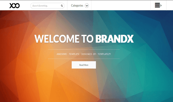 BrandX Responsive Blogger Template