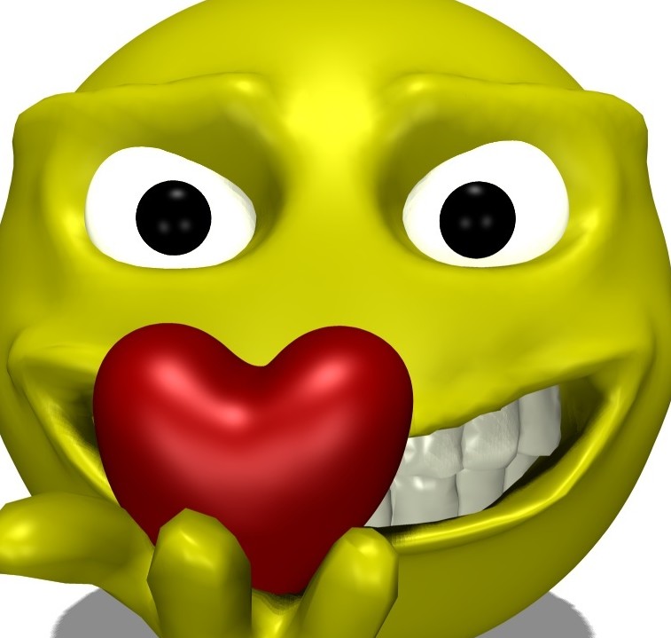 art: Funny smiley faces animated