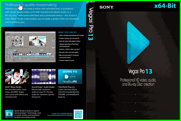 برنامج سوني فيقاس 16 في اخر اصداره Sony Vegas Pro V13 0 Build 453 Incl Patch
