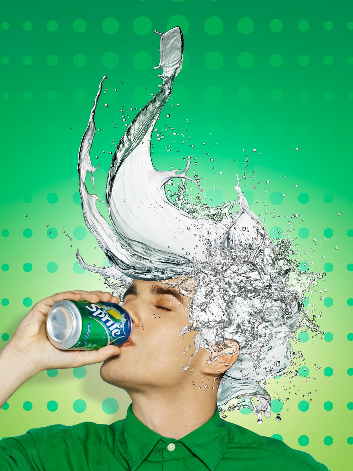 Ahmet Arif Eken Sprite Kafası Splash İllustrasyonu