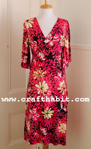 1970's Wrap Dress Free Sewing Pattern 1970's Wrap Dress Free Sewing Pattern