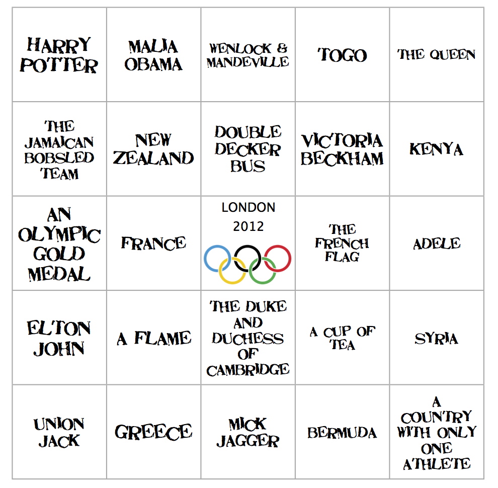 bill star olympics template people bingo template choice image template design ideas bill star olympics template people bingo template choice image template design ideas