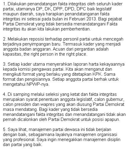 Pidato SBY Penyelamatan Demokrat
