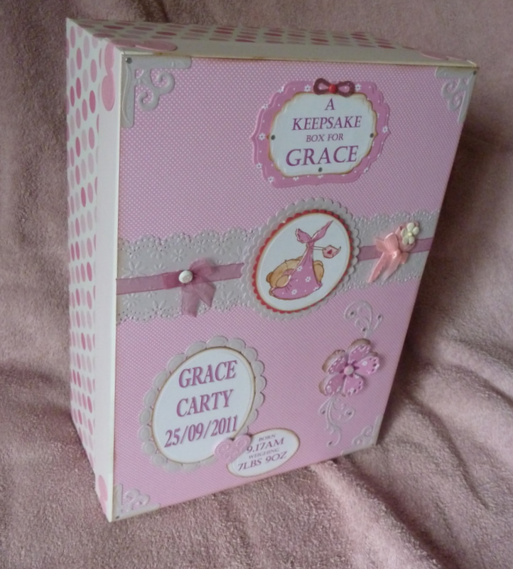 personalized baby keepsake box