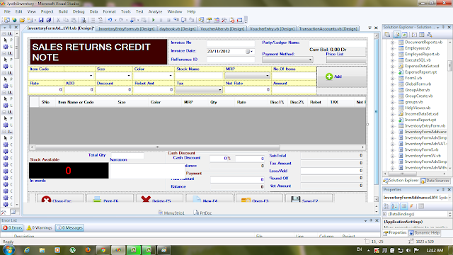Inventory Management Source code in vb.net