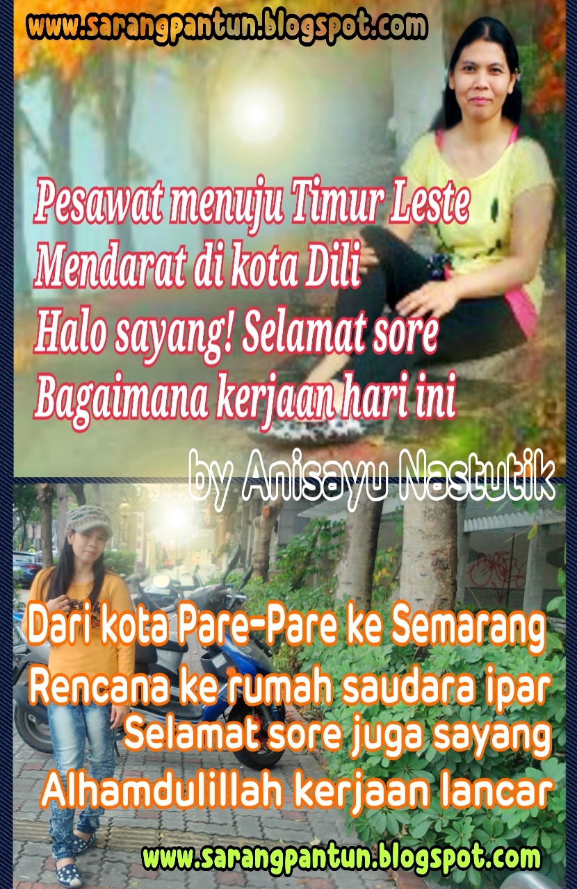 PANTUN CINTA: Contoh Pantun Balasan / Menjawab SMS Pantun-Pantun