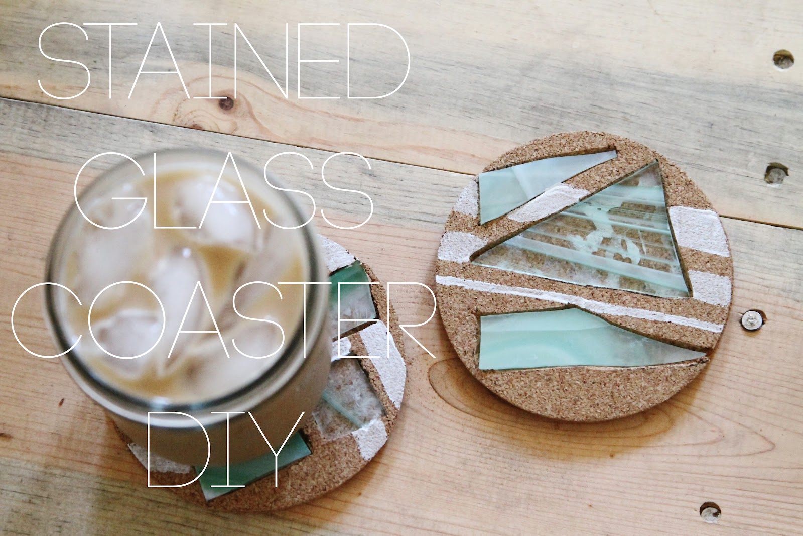 Sincerely, Kinsey Stained Glass Coaster DIY