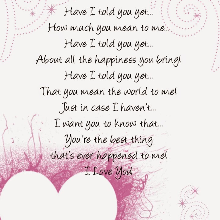 Valentines verses for him