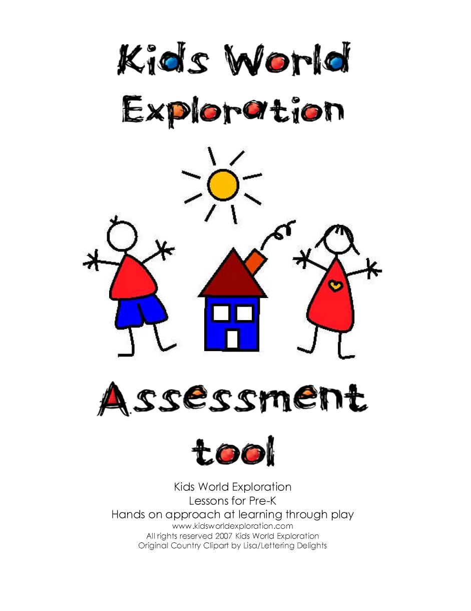 Writing process pre assessment for kindergarten
