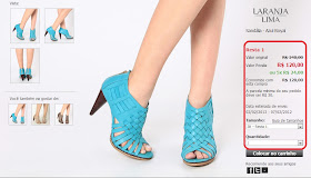 sandalias laranja lima