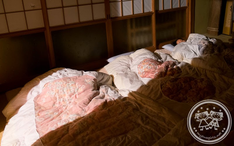 Sleeping arrangement in Shinko's house