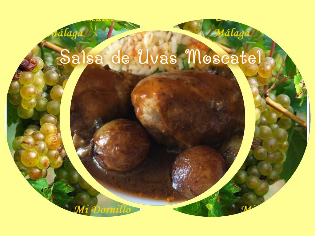 Salsa De Uvas Moscatel,(para Carne De Pollo,pescado Blanco...etc)
