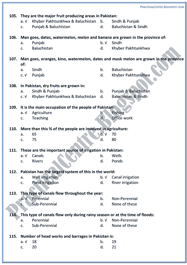 resources-of-pakistan-mcqs-pakistan-studies-9th