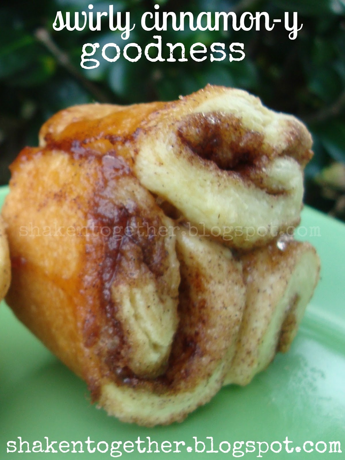 Cinnamon Rolls From Refrigerator Biscuits Shaken Together