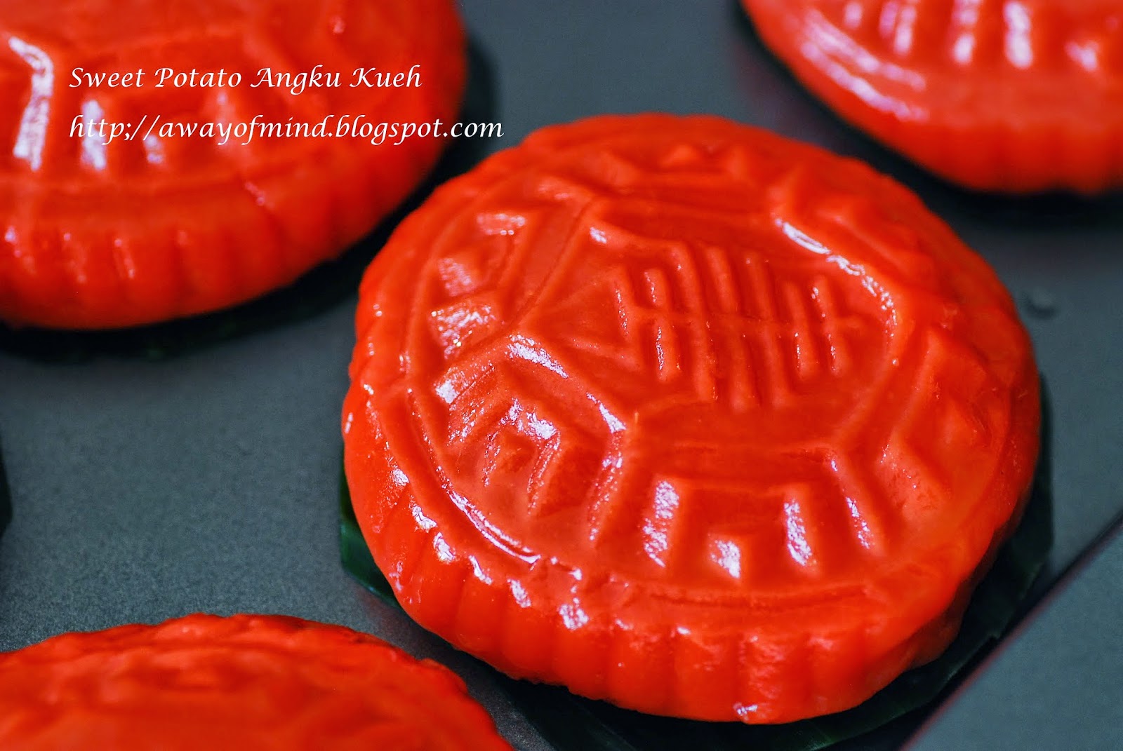 Awayofmind Bakery House Sweet Potato Angku Kueh (Red Tortoise) Nov 2014