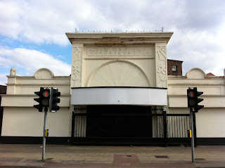Former entrance to the Granada TV Studios, Manchester