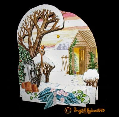 Ingrid Sylvestre News Events 3d Pop Up Christmas Cards An