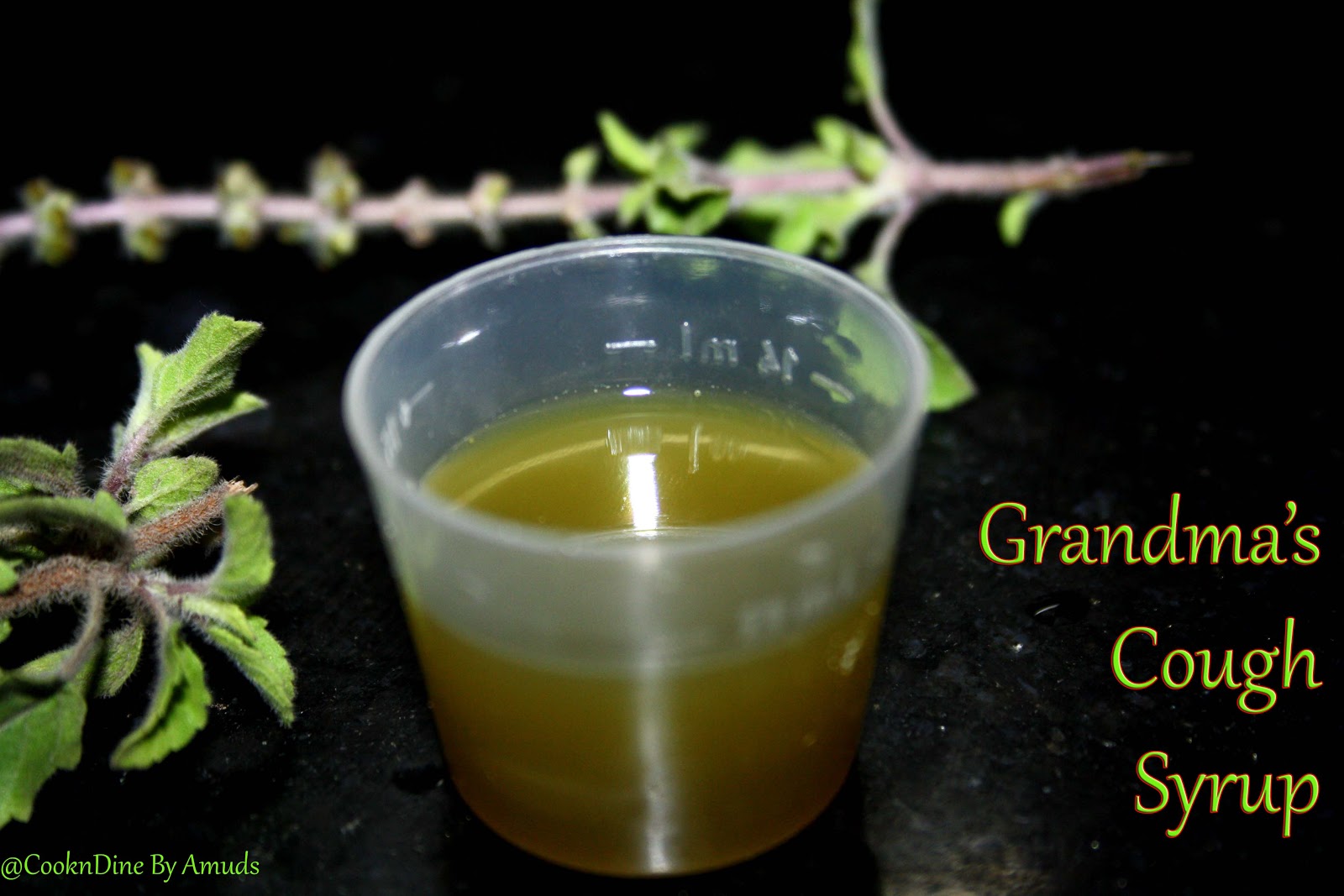 CooknDine.... Grandma's Cough Syrup