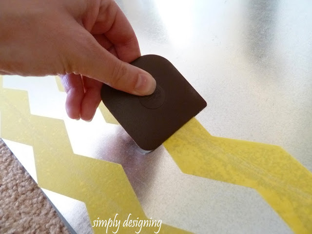 DIY Chevron Magnetic Bulletin Board | includes a full tutorial on how to create this project | from Simply Designing | #diy #chevron #organization DIY Chevron Magnetic Bulletin Board | includes a full tutorial on how to create this project | from Simply Designing | #diy #chevron #organization