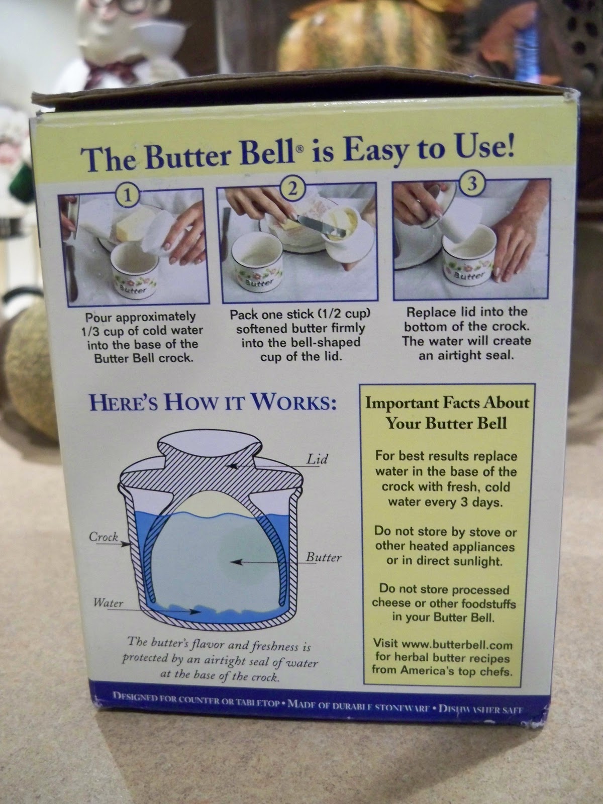 A Stroll Thru Life French Butter Bell Crock