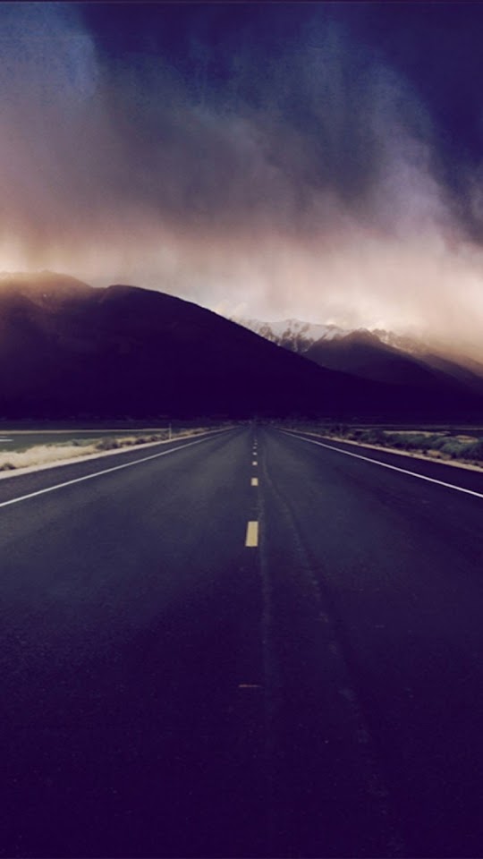 Mountain Highway Stormy Clouds  Galaxy Note HD Wallpaper Mountain Highway Stormy Clouds  Galaxy Note HD Wallpaper