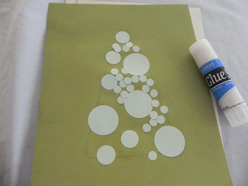 The Messy Roost Hole Punch Christmas Tree