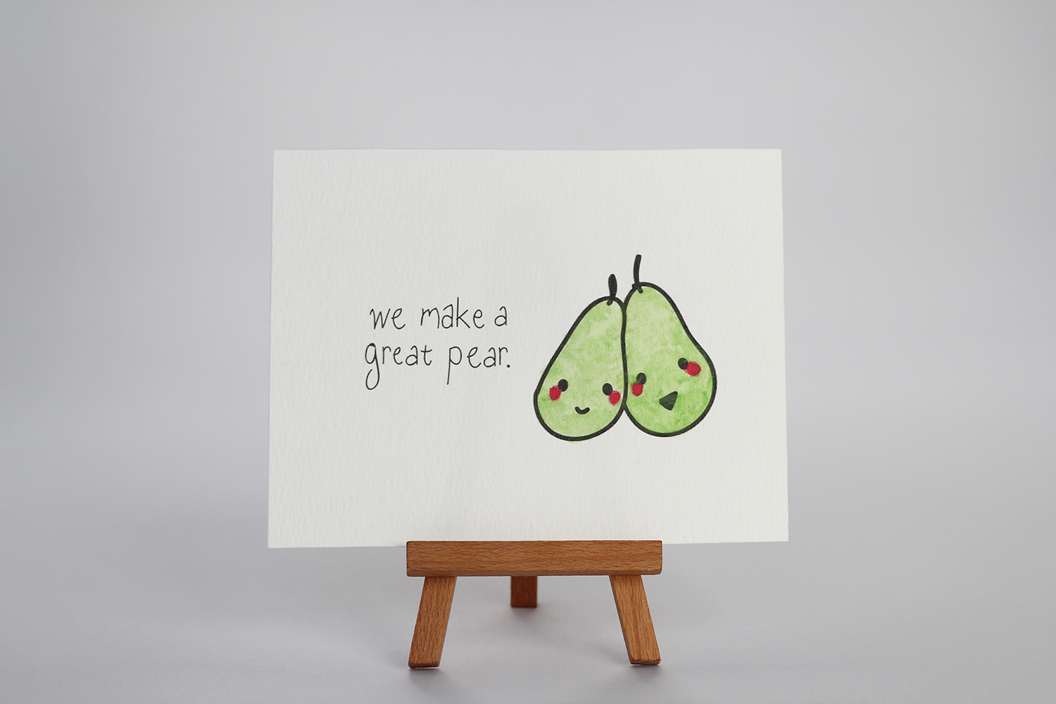 We Make A Great Pear - Valentine's Day Card