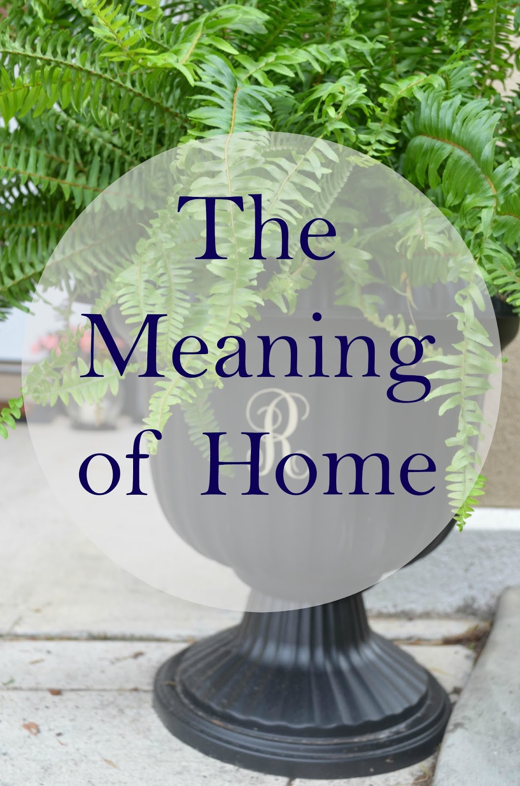 A Mrs Among Magnolias The Meaning of Home