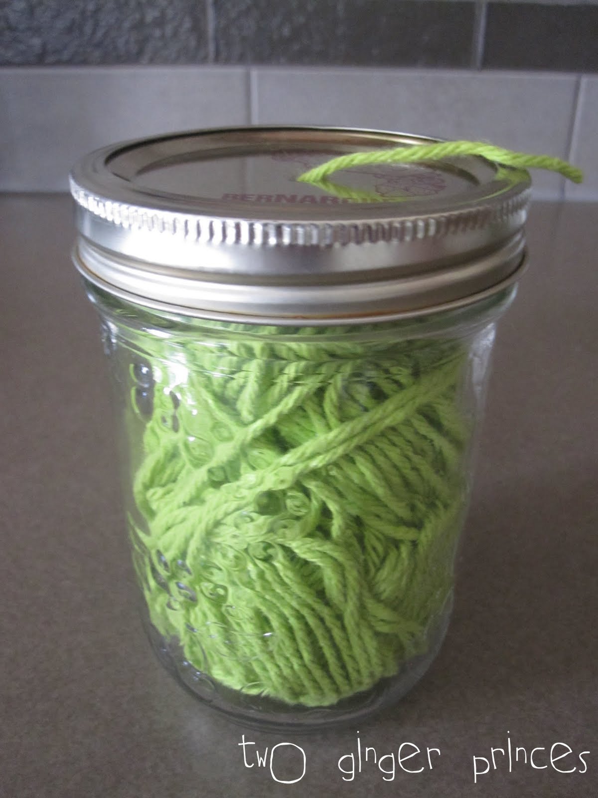 Two Ginger Princes Yarn Storage