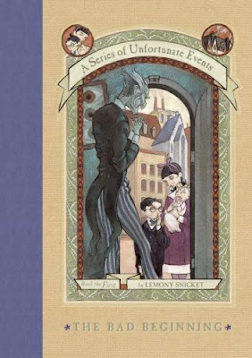 Book Review: The Bad Beginning (Series of Unfortunate Events, Book 1), By Lemony Snicket Cover Art