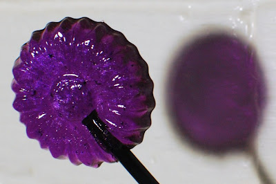 purple Sweetheart (honey-jasmine flavor) lollipops