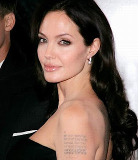 Angelina Jolie Tattoos, Tattooing