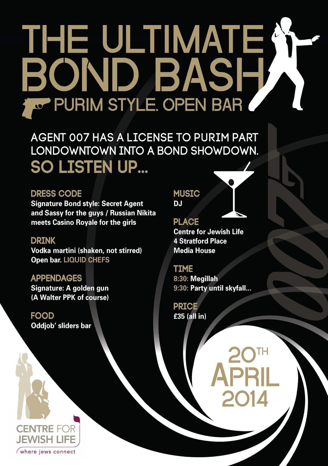 janine wait flyers for a james bond party in the uk james bond flyers