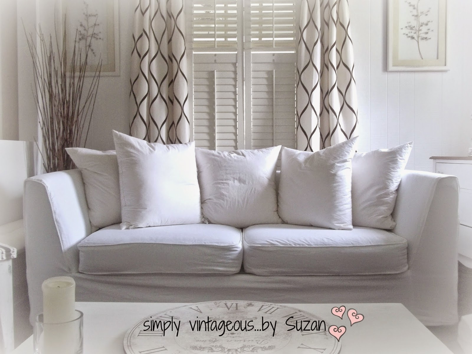 simply vintageous...by Suzan White slip covers