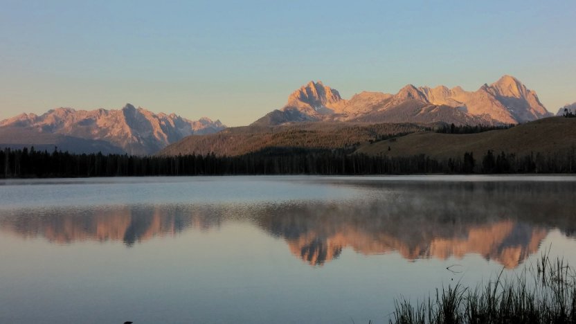 Redfish Lake in Sawtooth National Forest