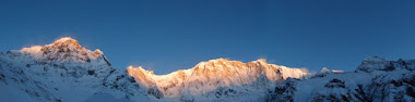 Sunrise on January 2nd  from Annapurna Base Camp