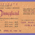 Disneyland Special Guest Ticket Books Voucher - 1964
