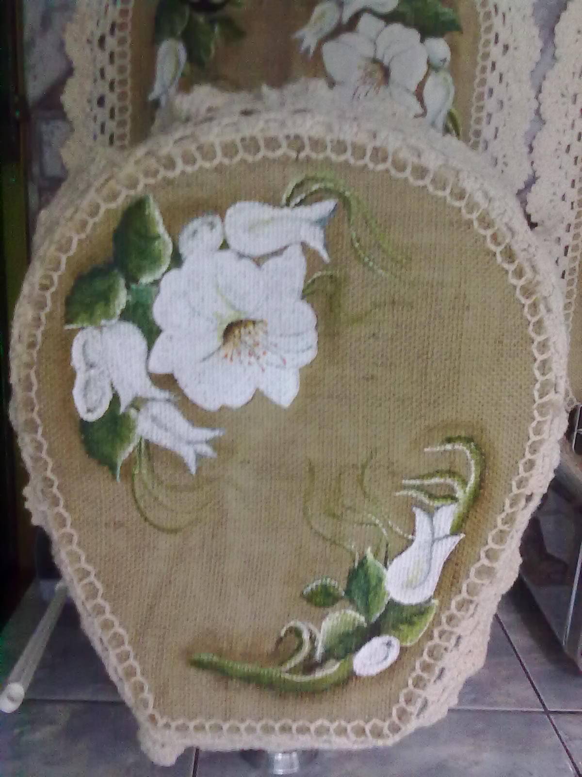 Ateliê Amor e Arte Artesanato : Pintura em Juta Emborrachado